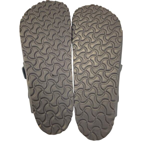 BIRKENSTOCK Arizona Vegan Textile Rivet Sandals EU 45 Mens 12 Women 14 Blue NWOB - Picture 15 of 16